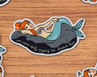 Strykmärke till sjöjungfrurna i Neverland - Peter Pan, Jumbo, jacka, ryggsäck, hatt