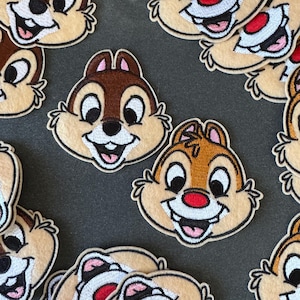 Chip and Dale Iron on patch - chipmunk