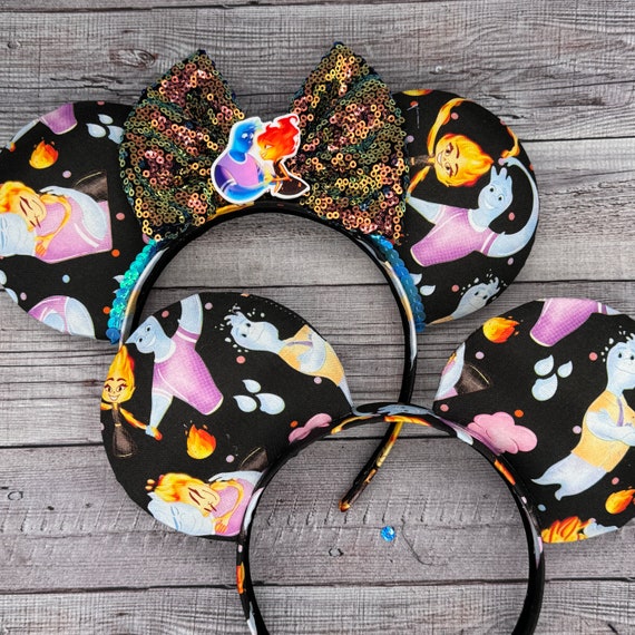 Disney Elemental カチューシャ Elemental Mouse Ears - Wade, Ember, Fire, Water, Element, Pixar