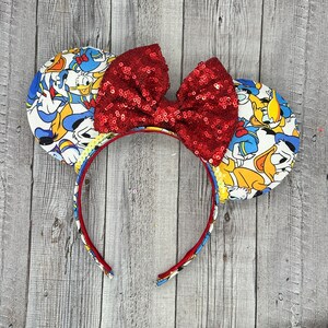 Donald Duck Mouse Ears - Minnie, Mouse, Classic , Magic Kingdom, Toontown, boat, cruise, Daisy