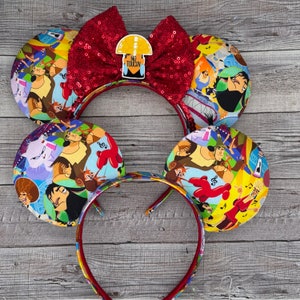 Emperor New Groove Mouse Ears - kuzco, kronk, yzma, llama, Minnie, Mouse, , Disneyland, magic kingdom