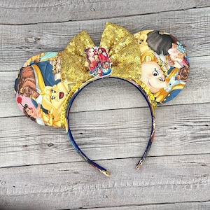Beauty and The Beast Belle Mouse Ears - Christmas, Minnie Mouse, , Princess