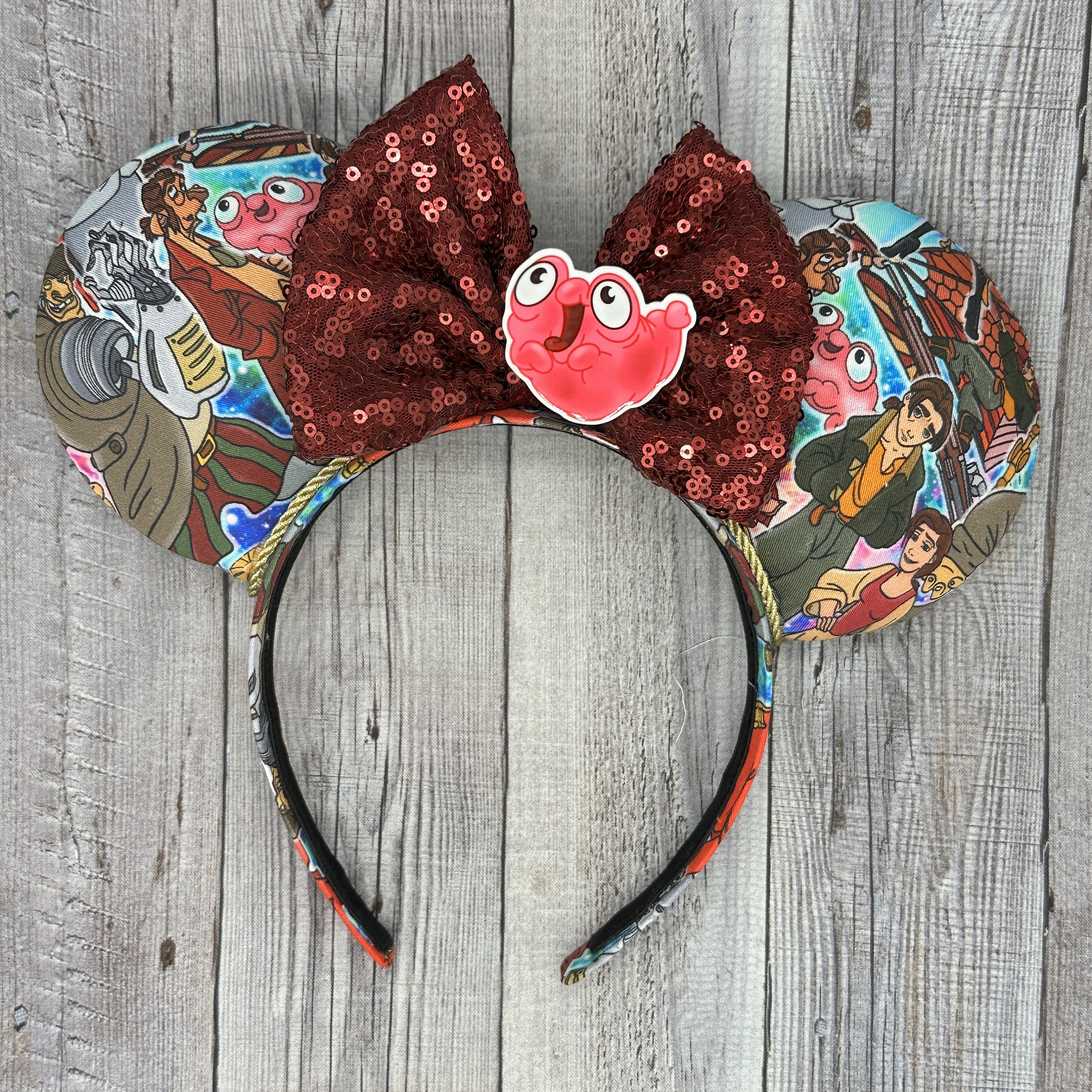 Buy Treasure Planet Mouse Ears Jim, Minnie, Mouse, Land, Disney World,  Movie, Captain Silver, Ben, Jim, Space, Pirates Online in India - Etsy