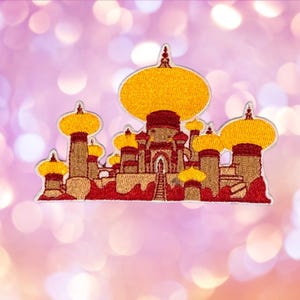 Agrabah castle iron on Patch - jasmine and aladdin