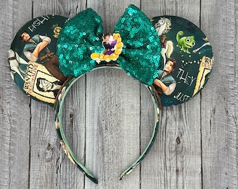 Tangled Eugene &quot;Flynn Rider&quot; Mouse Ears - Rapunzel, Princess, Minnie, Mouse, Best Day Ever, Lantern, land, Magic Kingdom