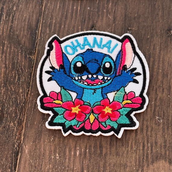 Stitch Ohana Iron on Patch - 626 Lilo Alien - Etsy