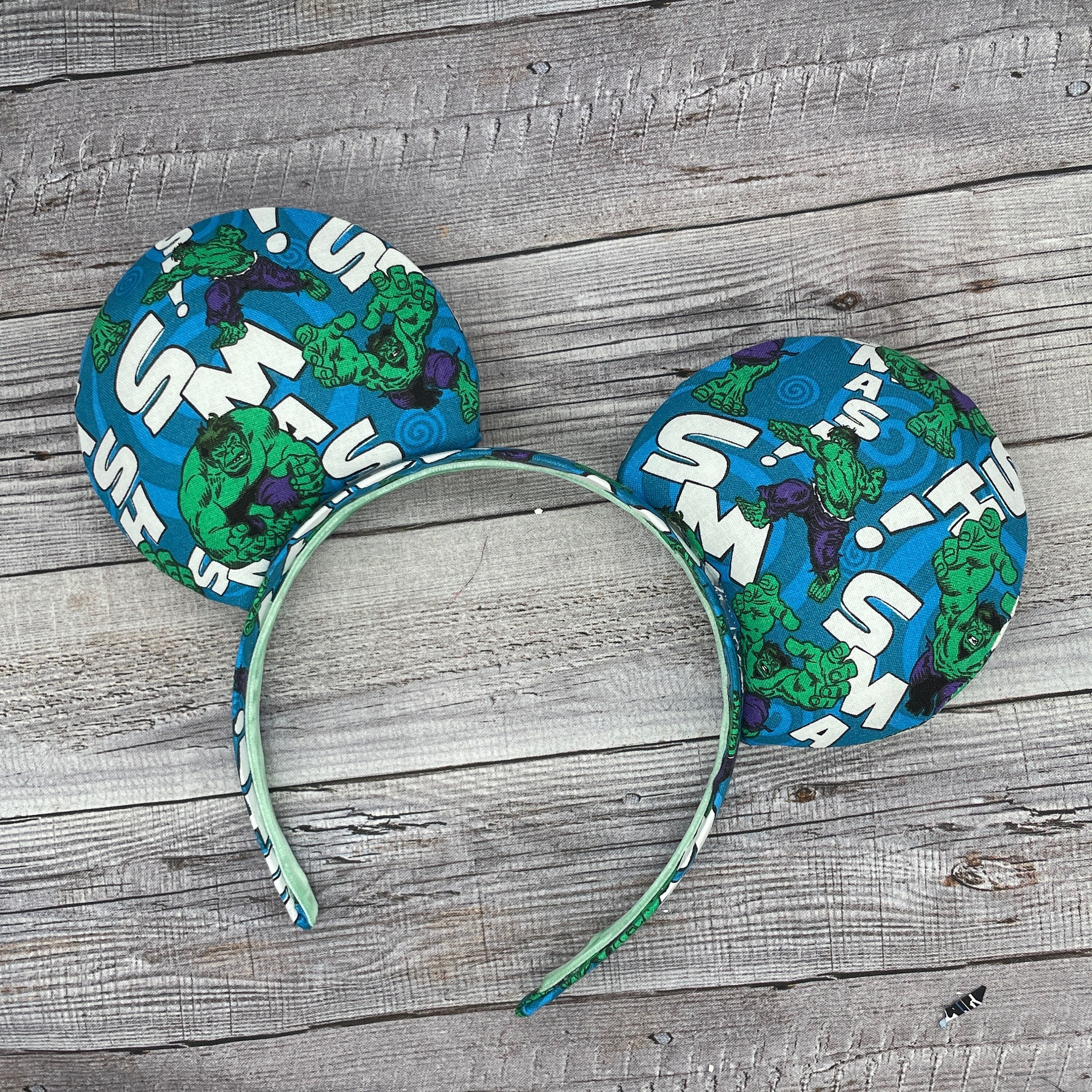 Hulk SMASH Mouse Ears - Minnie, Mouse, marvel, California adventure, Ruffalo, Bruce banner, Avenger Campus stark, Spider-Man, Thor, boys
