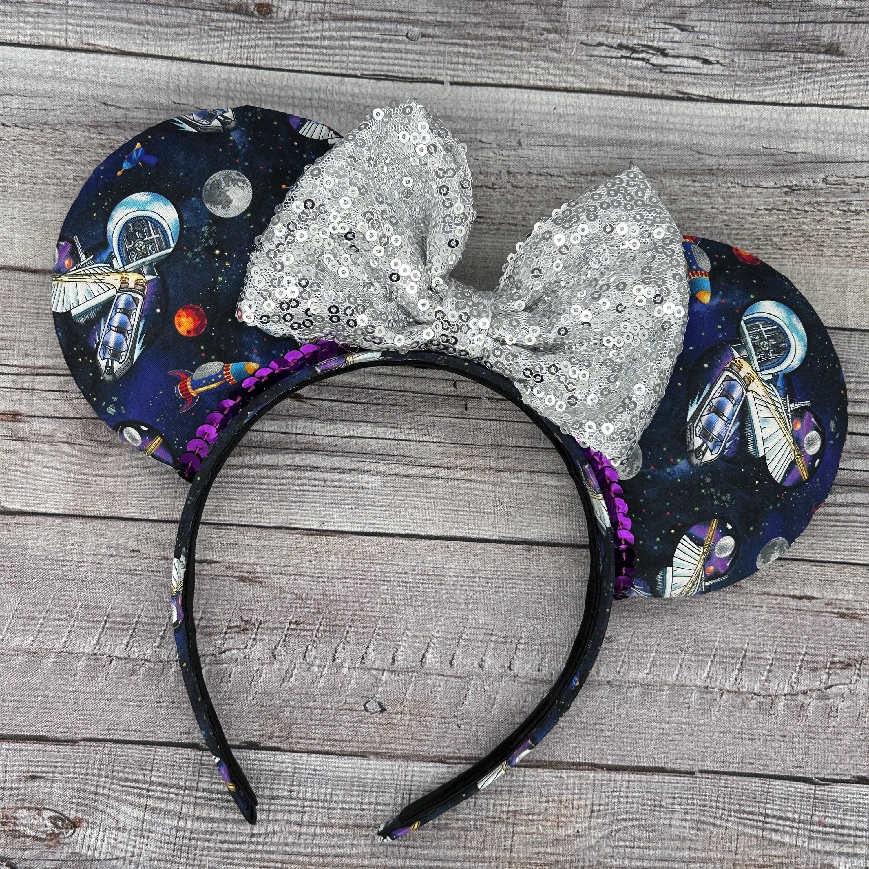 Space Mountain Mouse Ears - Minnie, Mouse, Tomorrowland  display picture 2