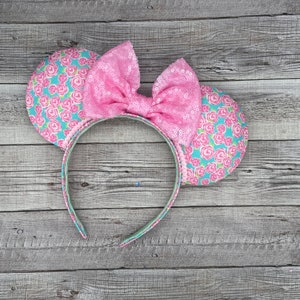 Mouse Flower Rose Ears Lilly Inspired, Mouse, Castle, Magic Kingdom, image 4