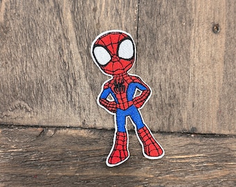 Spidey Jr. Embroidered Iron On Patch - Spider-Man Applique DLAND Ships 4/21