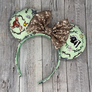 Bambi Mouse Ears - Thumper, bloem, Minnie, Mickey, Disney, herten, konijn, bos, Disneyland, animatie, Magic Kingdom
