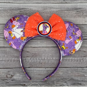 Figment Ears - Minnie, Mouse, Imagination, Journey, Epcot, Dragon, Festival of the Arts, Purple, Dreamfinder