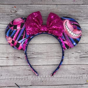 Cheshire Cat Mouse ears - Minnie, Mouse, Alice in Wonderland, Cats, , Minnie, Tea Party