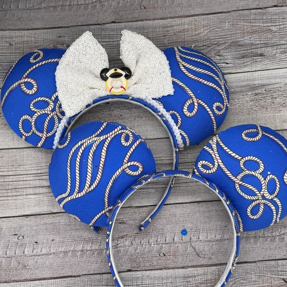 DCL Nautical Rope Mouse Ears - Skipper, Donald Goofy, Minnie  display picture 1