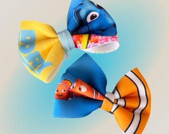Pixar Puff Bows - haarspeld, babyhoofdband - Walle, Dory, Nemo, Stitch