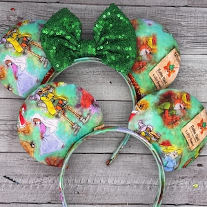 Robin Hood Mouse Ears - Minnie, Mouse, Maid Marrian, Little John, Prince John, Archer, Bow and arrow, Fox,
