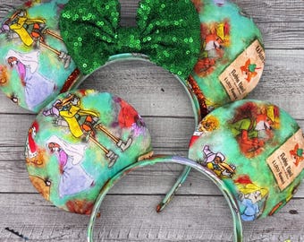 Robin Hood Mouse Ears - Minnie, Mouse, Maid Marrian, Little John, Prince John, Archer, Bow and arrow, Fox,