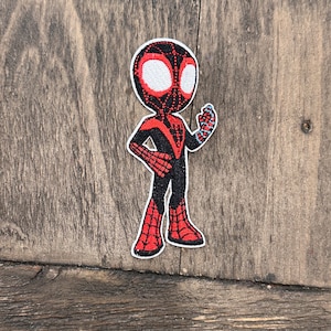 Miles spin Iron on patch - SpiderMan