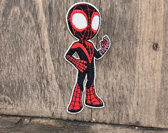 Miles spin Iron on patch - SpiderMan