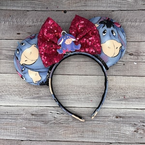 Eeyore Mouse Ears - Hundred Acre Woods, Pooh Bear, Donkey, land, Minnie, Mouse, Tigger, Oh Bother