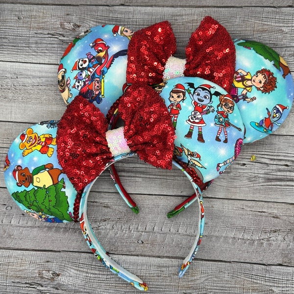 RTS Winter  Junior Character Mouse Ears - Fancy Nancy, Vampirina, Tots, Muppet Babies, Sheriff Disneyland Jr