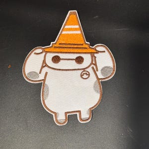 Baymax Iron-on Patch -PIxar, , Jacket, Backpack, Hat, Big Hero 6