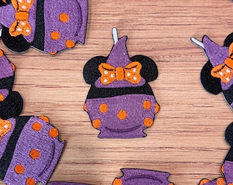Chocolate Caramel Apple Mickey Iron-on Patch -Snack, , Jacket, Backpack, Hat  2026 DLAND