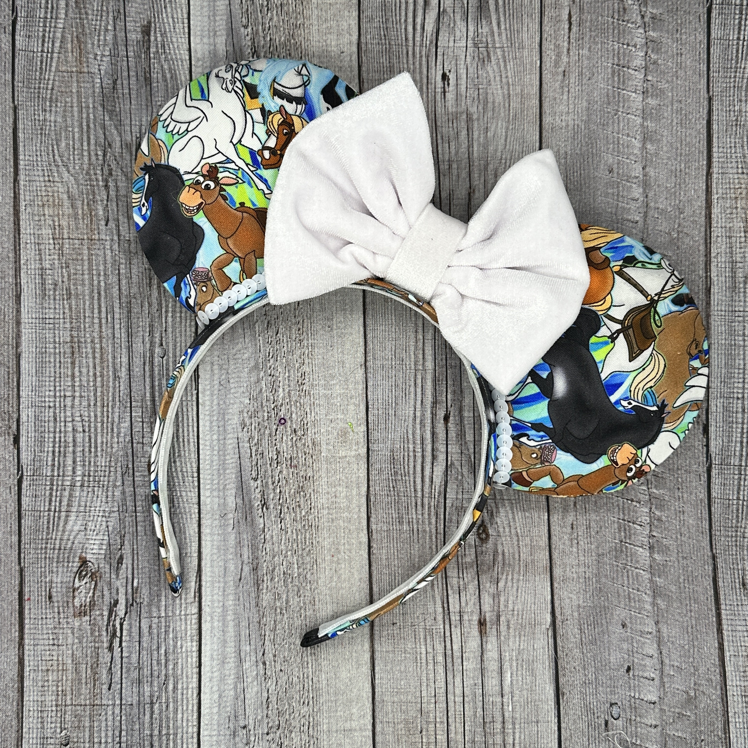 Disney ears NWOT price is for both. Loungefly Disney Parks Ghost Mickey Glow in the Dark Minnie  main image 2