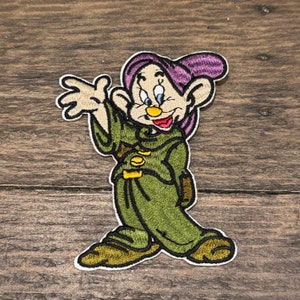 Dopey Strijklap - rennen, Sneeuwwitje, dwergen