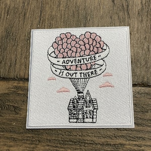 Adventure is Out There Up Iron-on Patch -PIxar, , Jacket, Backpack, Hat