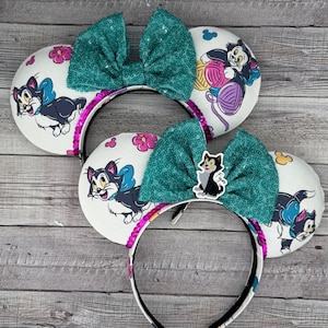 Figaro Mouse Ears - Gepetto, Monstro, Whale, Minnie, Mouse, , Classic Disney, Blue fairy, JIminy Cricket, Pinocchio