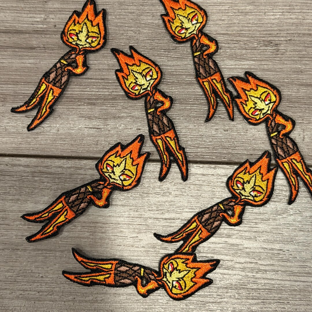 Ember Elemental Iron-on Patch -pixar, Jacket, Backpack, Hat, Fire - Etsy