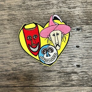 Lås- och Shock Barrel Heart Strykmärke - , Jacka, Ryggsäck, Mössa, Nightmare Before Christmas