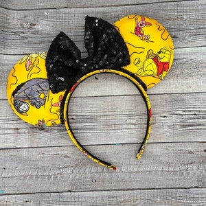 Honey Pooh & Friends Mouse Ears - Minnie, Mouse, Eeyore, Tigger, Piglet Inspired Ears, , Honey