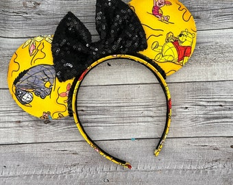 Honey Pooh & Friends Mouse Ears - Minnie, Mouse, Eeyore, Tigger, Piglet Inspired Ears, , Honey