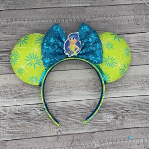 Joy Inside Out Mouse Ears - Minnie, Anxiety, Sadness, Joy, Mouse, Fear, Anger,  Pier, , Emotions, Magic Kingdom