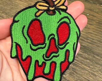 Poison Apple Iron on patch - Evil Queen, Snow White, Villain bogo