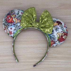Ready to Ship -  Lion King Mouse Ears - Minnie, Simba, Nala, Animal Kingdom, Mouse, Mufasa