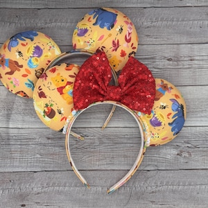 Pooh Bear & Friends Mouse Ears - Minnie, Mouse, Eeyore, Tigger, Piglet Inspired Ears, Honey