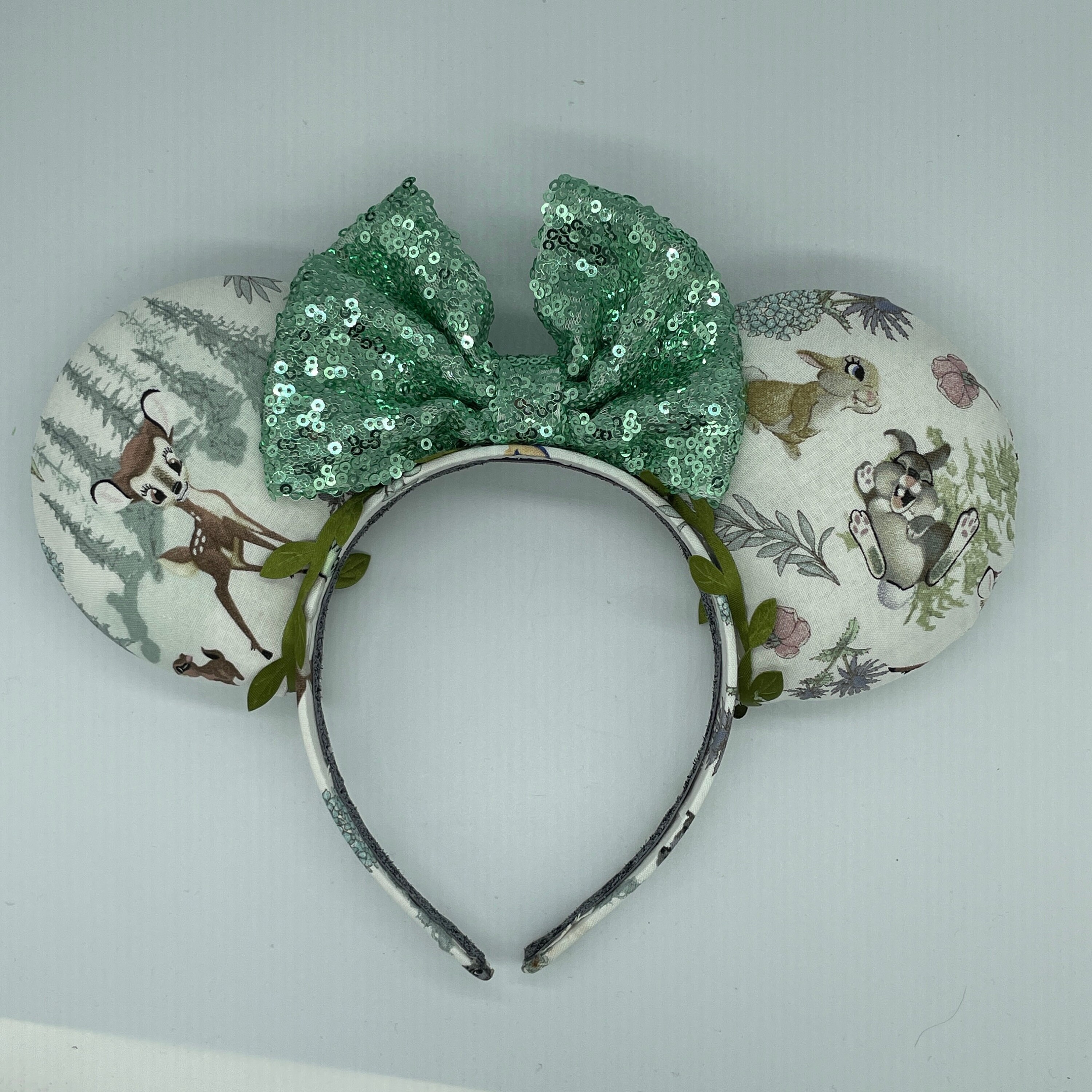 Disney Authentic Bambi Thumper Ears Headband from Main Street 2022 Disney Parks Bambi Thumper Floral Ears Headband New HTF  main image 2