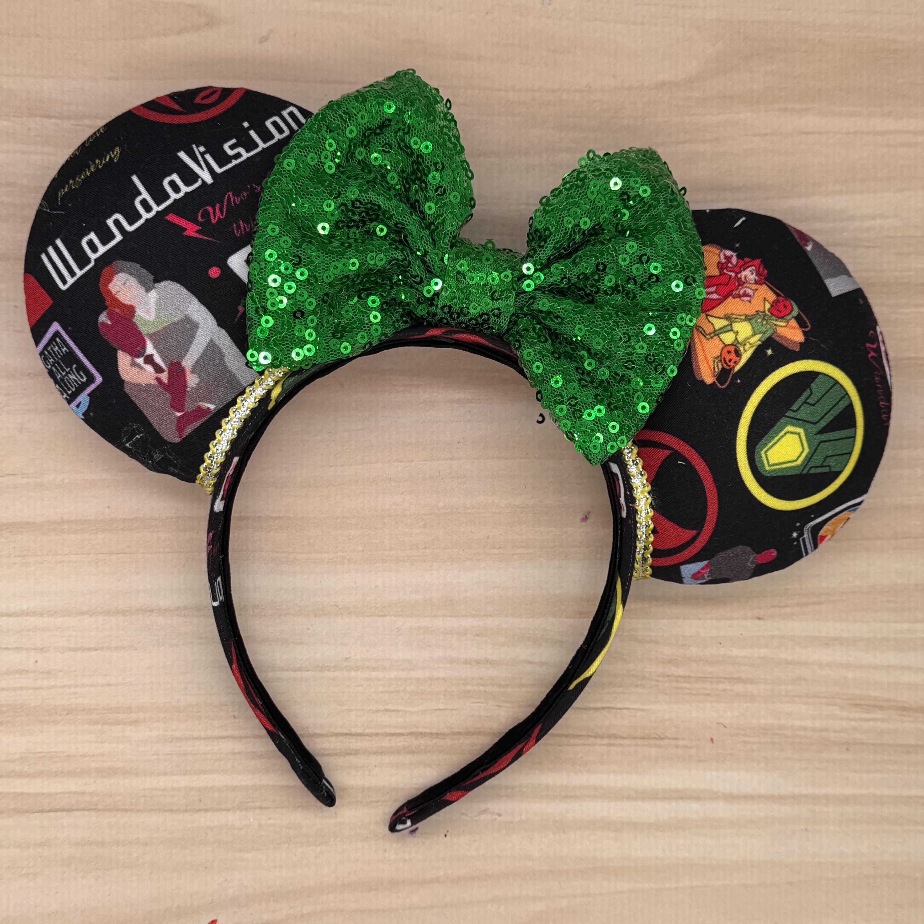 Handmade Wanda Vision Minnie Ears Wandavision Ears Wanda Maximoff Scarlet Witch Vision  main image 4