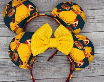 Dug Mouse Ears - Carl, Ellie, Kevin, Przygoda jest tam, Doug, Russel, W górę, Balony, , Minnie, Myszka