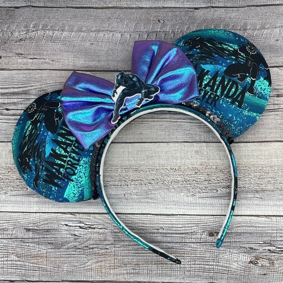 Black Panther Mouse Ears - Minnie, Mouse, Marvel, Wakanda 
