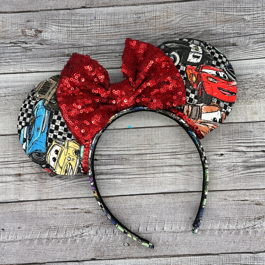 RTS Lightning Mcqueen Cars Mouse Ears Minnie, Mouse, Radiator Springs, Trucks, Ca Adventure