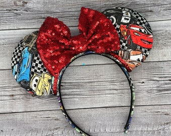Lightning McQueen Cars Mouse Ears - Minnie, Mouse, Radiator Springs, Trucks, ca adventure