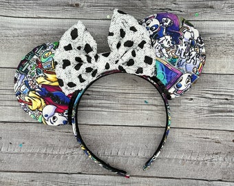 101 Dalmatische muisoren - Minnie, Mouse, Dalmatiërs, Halloween, schurken, feest, herfst, stippen, magisch koninkrijk