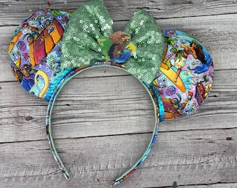 Te Fiti & Maui inspired Disney Ears Te-fiti & Maui Embroidery Mouse Ears - Etsy main image 2