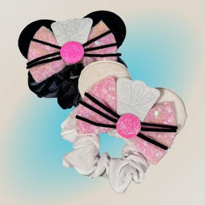 Ratatouille Mouse ear scrunchies - Chef Epcot France PIxar