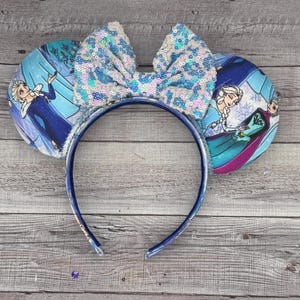Elsa Mouse Ears - Minnie, Mouse, Frozen, snowman, epcot, norway