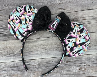 Yzma Poison Vile Mouse Ears - emperor new groove, kuzco, llama, Minnie Mouse, Mouse Mouse, villains, Kronk, , Disneyland, Halloween